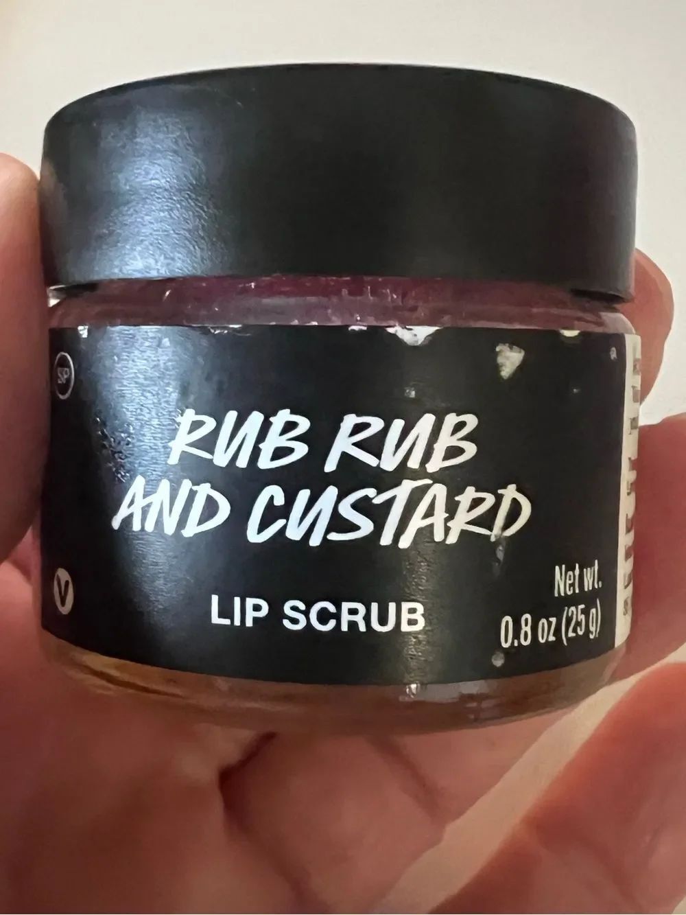 Lush RUB RUB AND CUSTARD LIP SCRUB BRAND NEW LIMITED EDITION DISCONTINUED